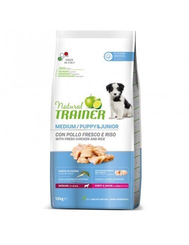 TRAINER - Medium Puppy & Junior Pollo 12kg