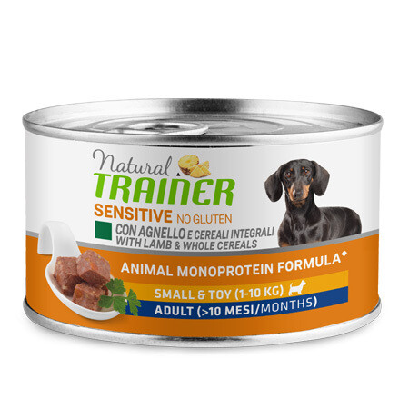 TRAINER - Natural Sensitive Small & Toy Adult umido Agnello