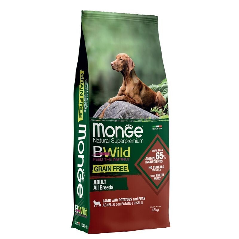 Monge - B-Wild Grain Free Agnello Patate e Piselli