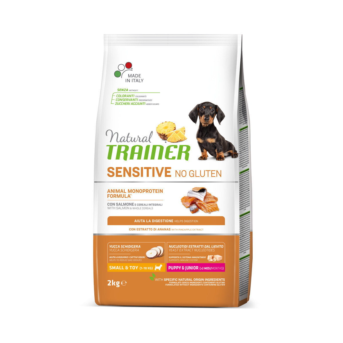 TRAINER - Sensitive Puppy Small & Toy Salmone 2kg