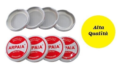TAPPI ARPAIA PER VASETTI IN VETRO 82MM PER BOLLITURA 100pz