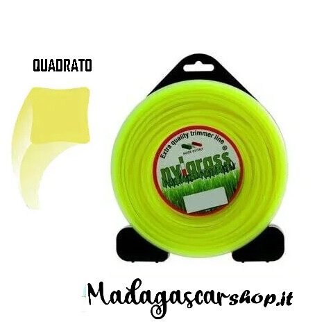 FILO PER DECESPUGLIATORE NYLGRASS QUADRO - Ø Mm 3.0 X 50 MT