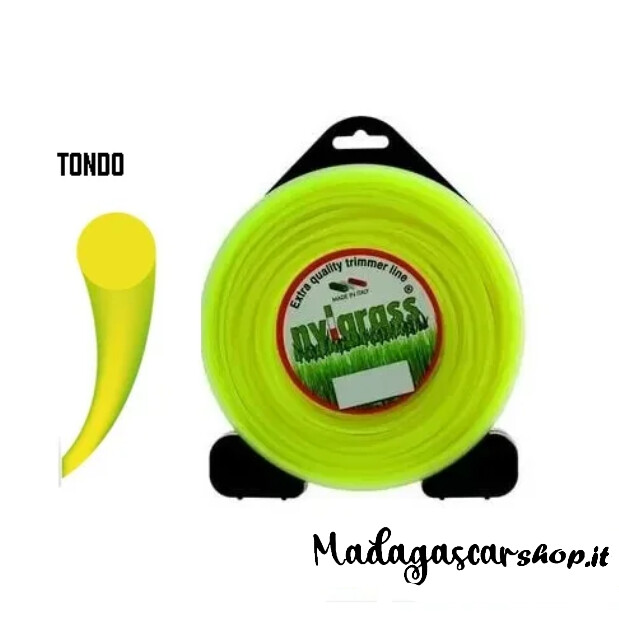 FILO PER DECESPUGLIATORE NYLGRASS TONDO - Ø Mm 3.0 X 60 MT