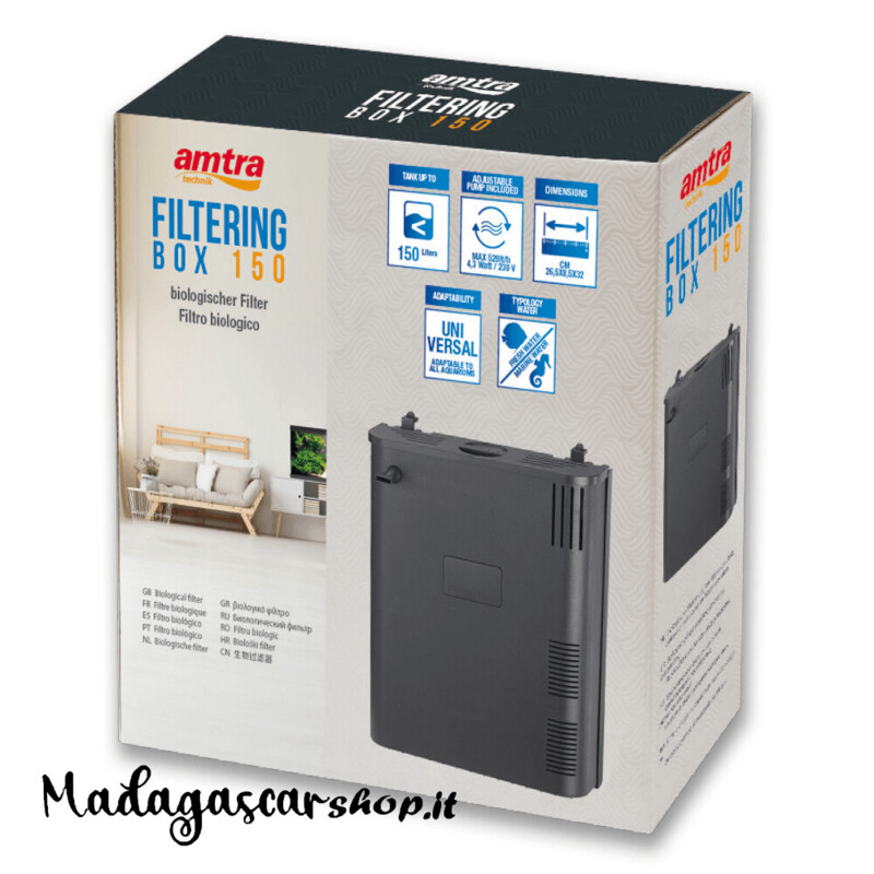 AMTRA - FILTERING BOX BLACK 150