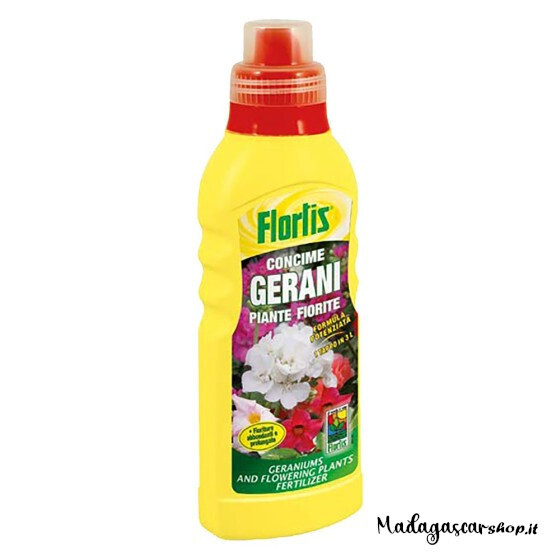Concime Liquido Per Gerani e Piante Fiorite Floris