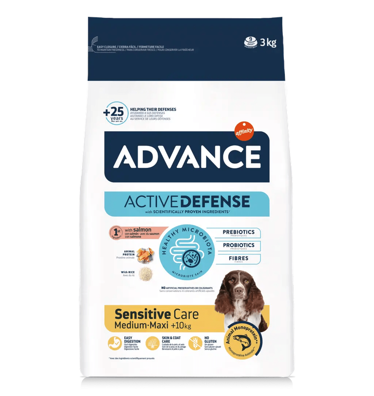 ADVANCE MEDIUM‑MAXI SENSITIVE SALMONE RISO