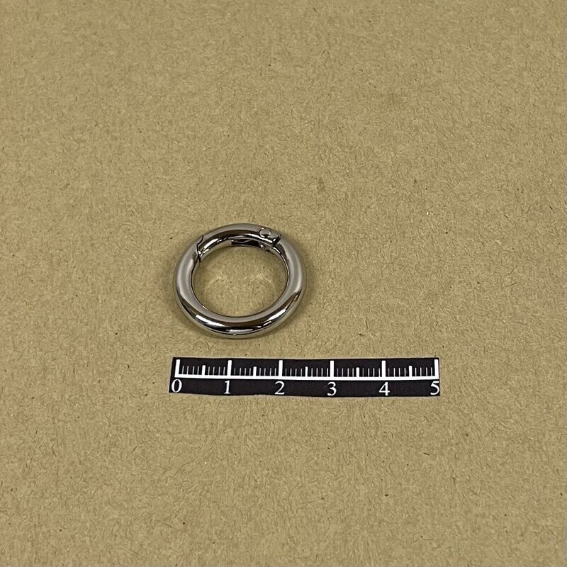 Mousqueton rond 18mm - x 2