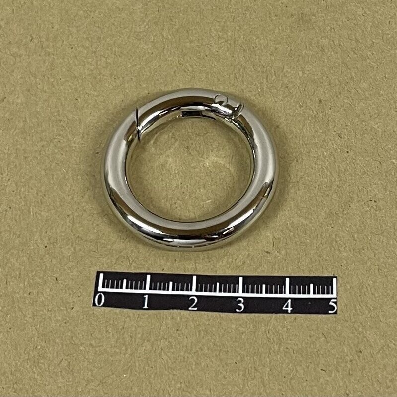 Mousqueton rond 25mm - x 2