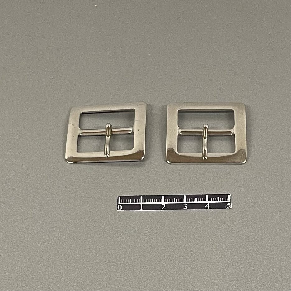 Boucle double 25mm - x 2, Finition: Nickel