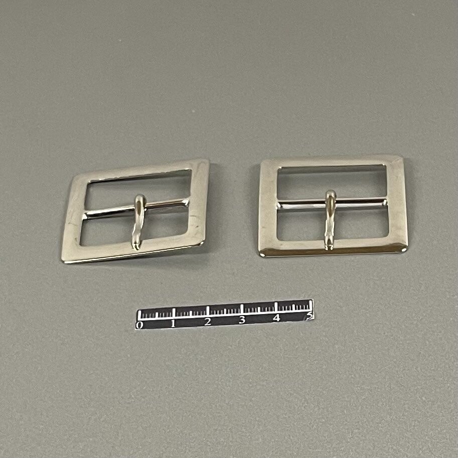 Boucle double 30mm - x 2, Finition: Nickel