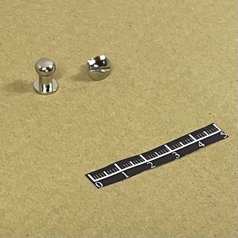 Bouton cartouchière 3580 Nickel - x 10