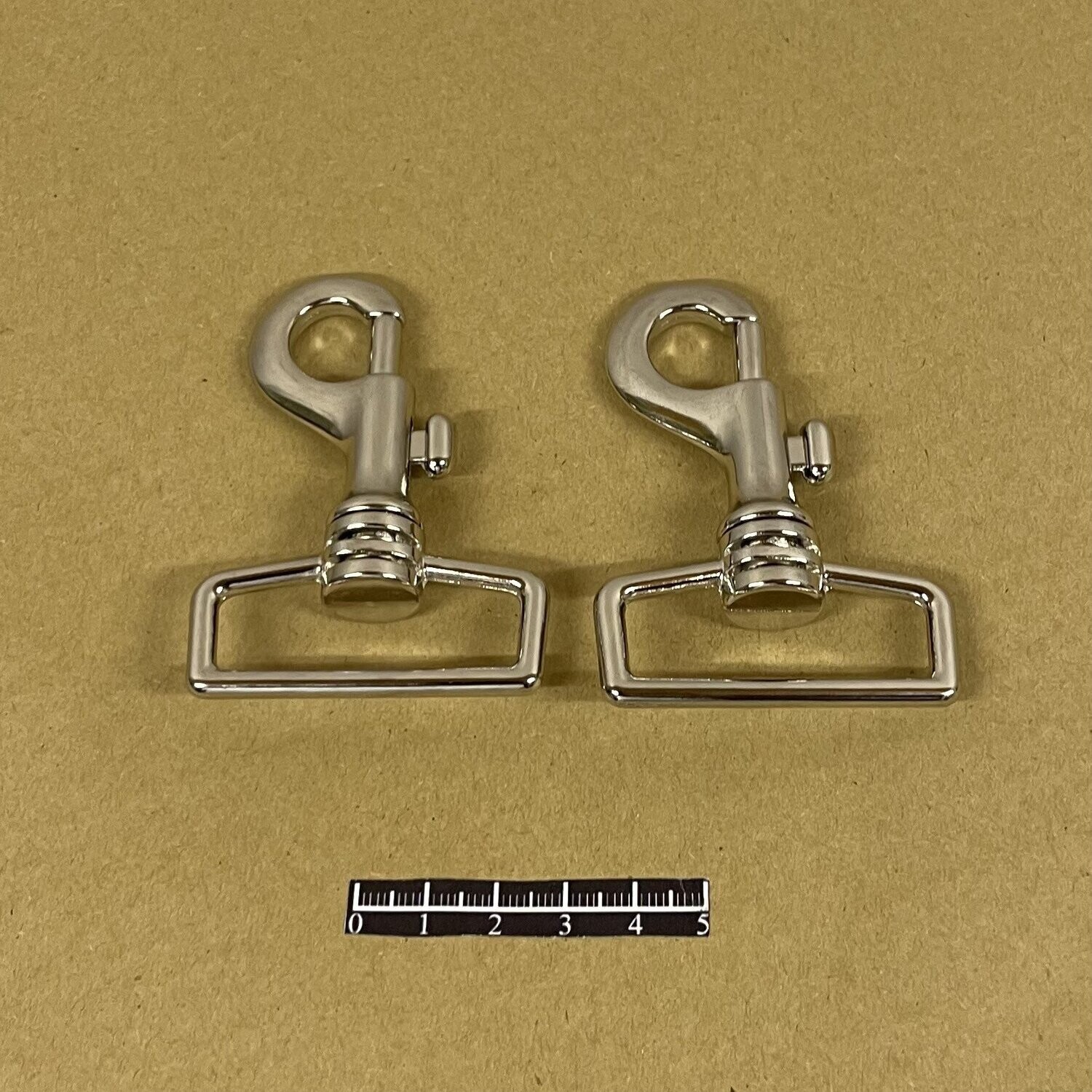 Mousqueton 80ZR40 - x 2, Finition: Nickel