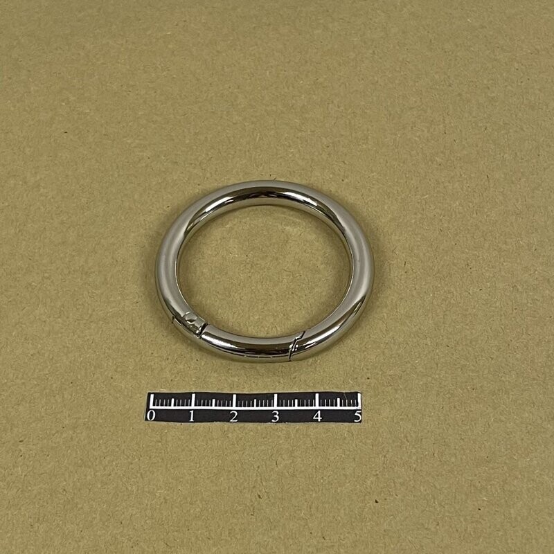 Mousqueton rond 40mm - x 2