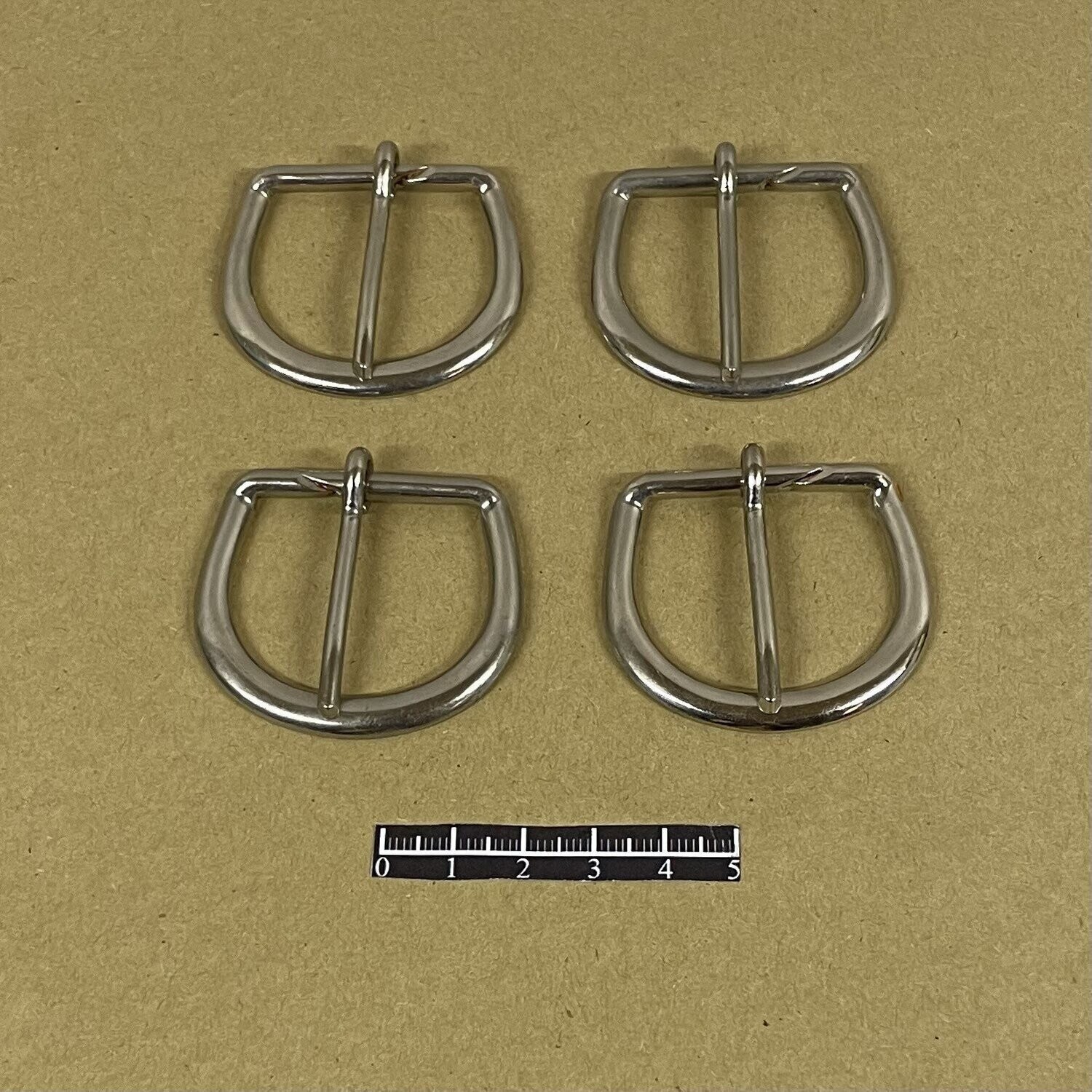 Boucle simple 30mm - x 4, Finition: Nickel