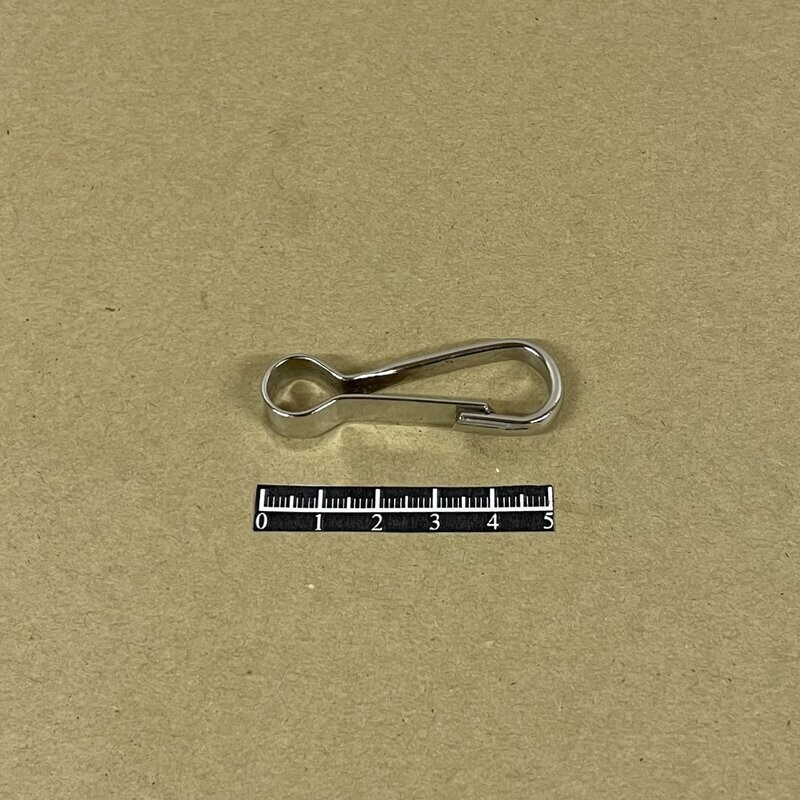 Mousqueton simplex Nickel - x 10