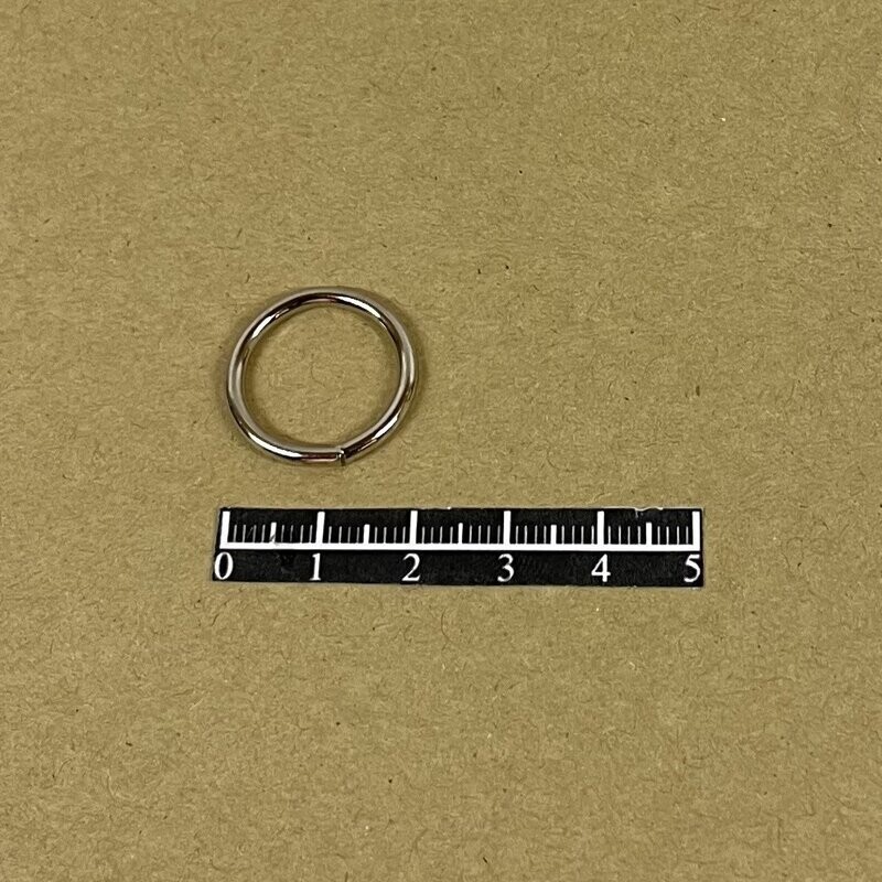 Anneau soudé 16x22 Nickel - x 40