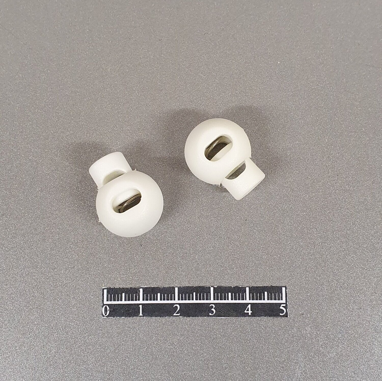 Serre cordon boule Blanc  - x 10