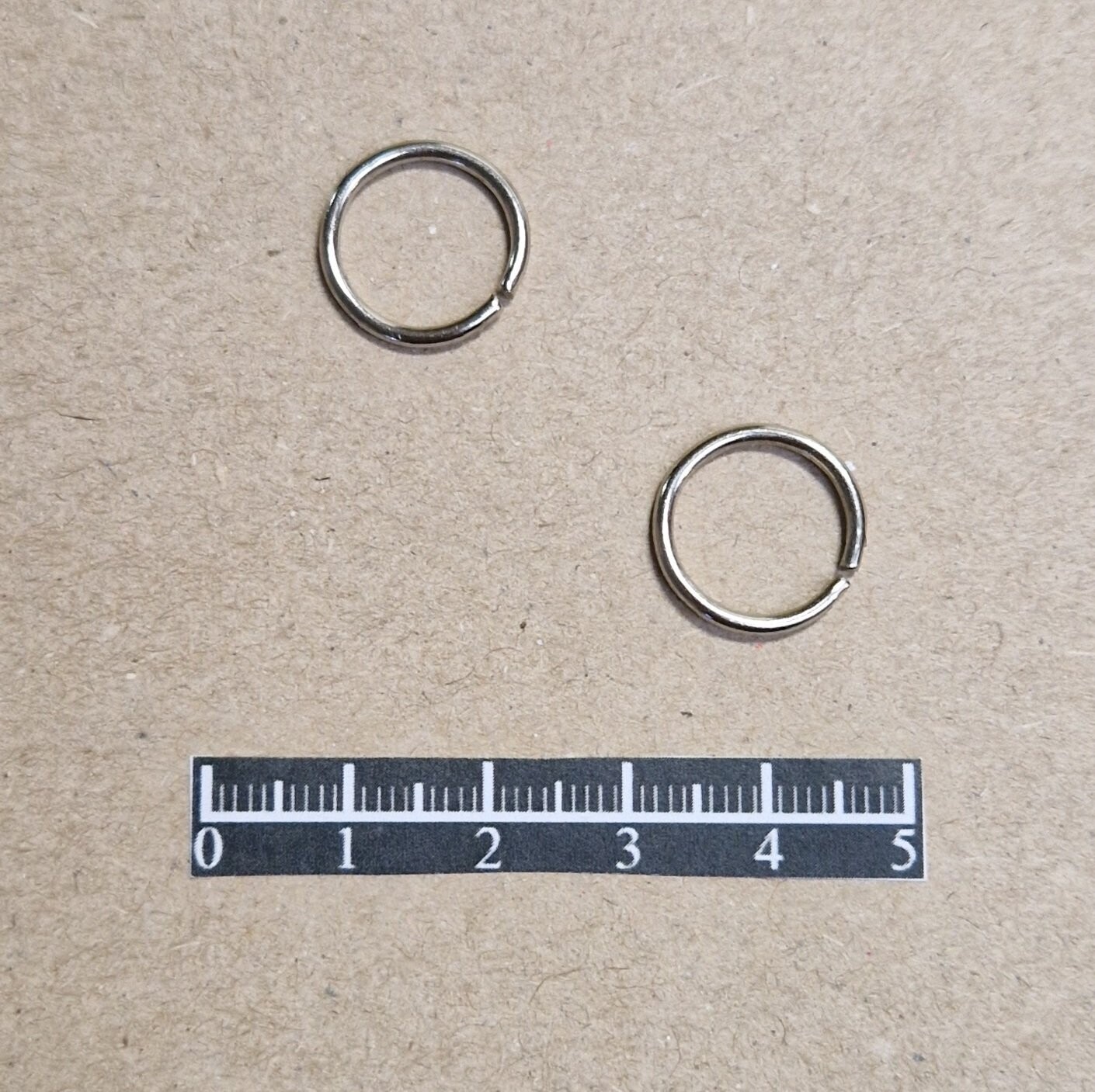 Anneau 12x15 Nickel - x 50