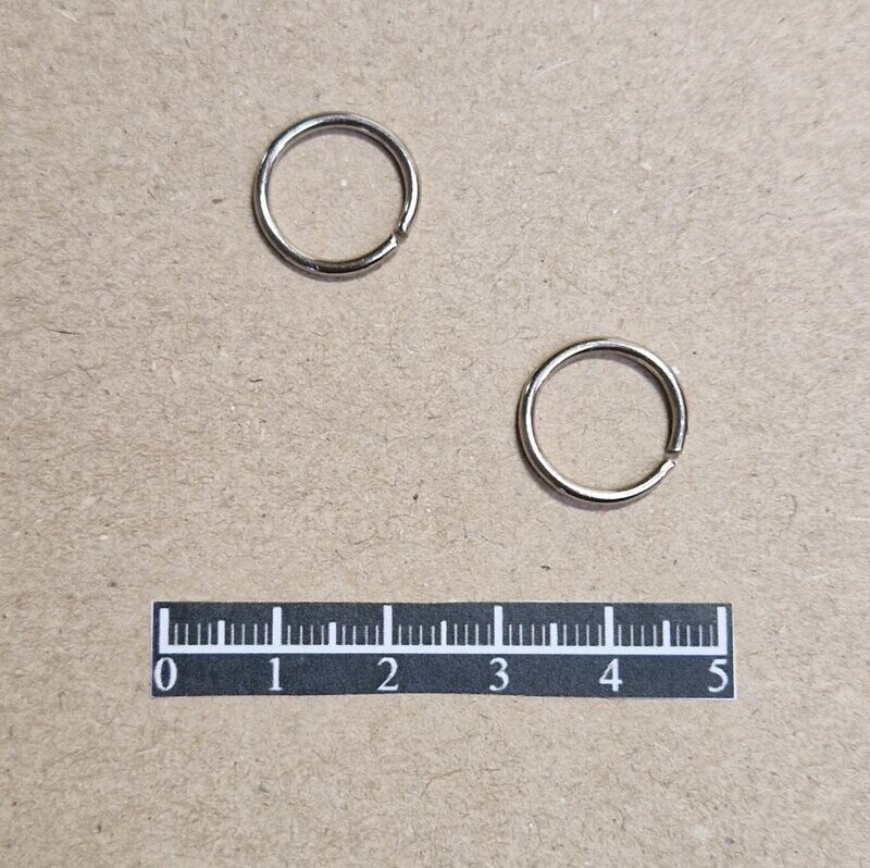 Anneau 12x15 Nickel - x 50