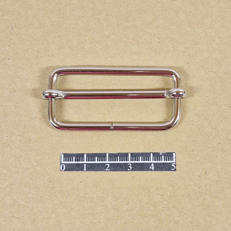 Boucle coulissante 50x20x40 Nickel - x 10