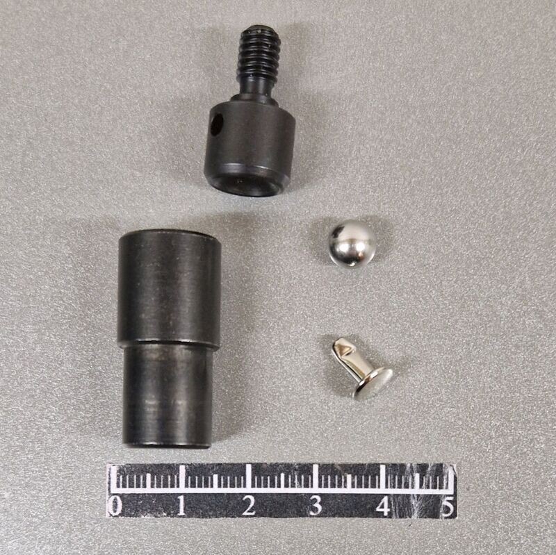 Kit de pose rivet sphérique Ø7mm double