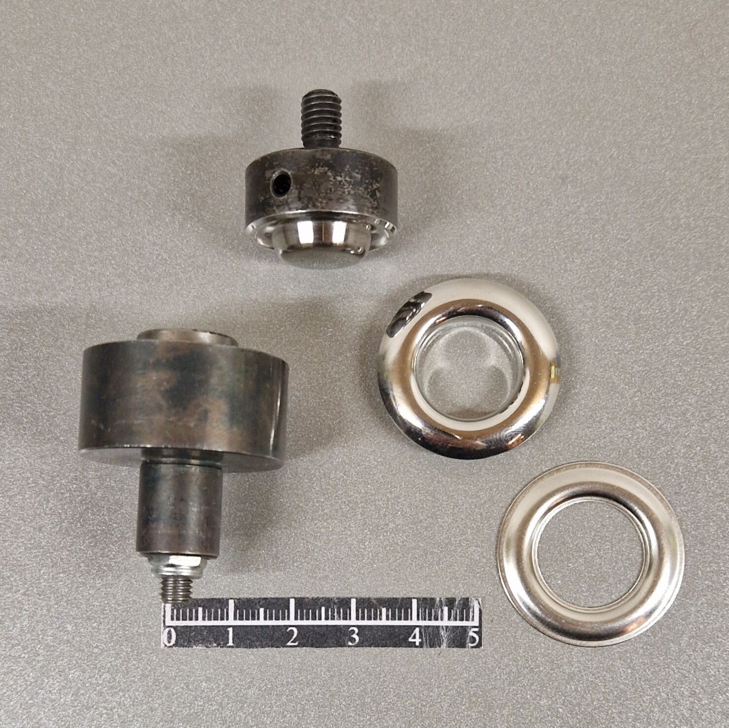 Kit de pose œillet bombé Ø15,40mm simple