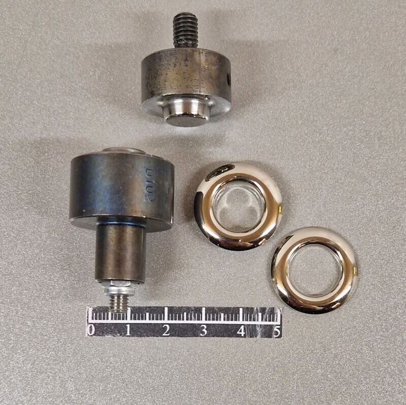 Kit de pose œillet bombé Ø12mm double