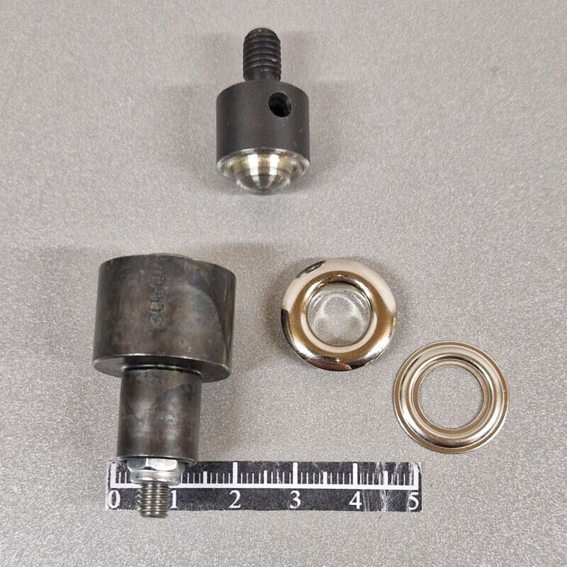 Kit de pose œillet bombé Ø9,5mm simple