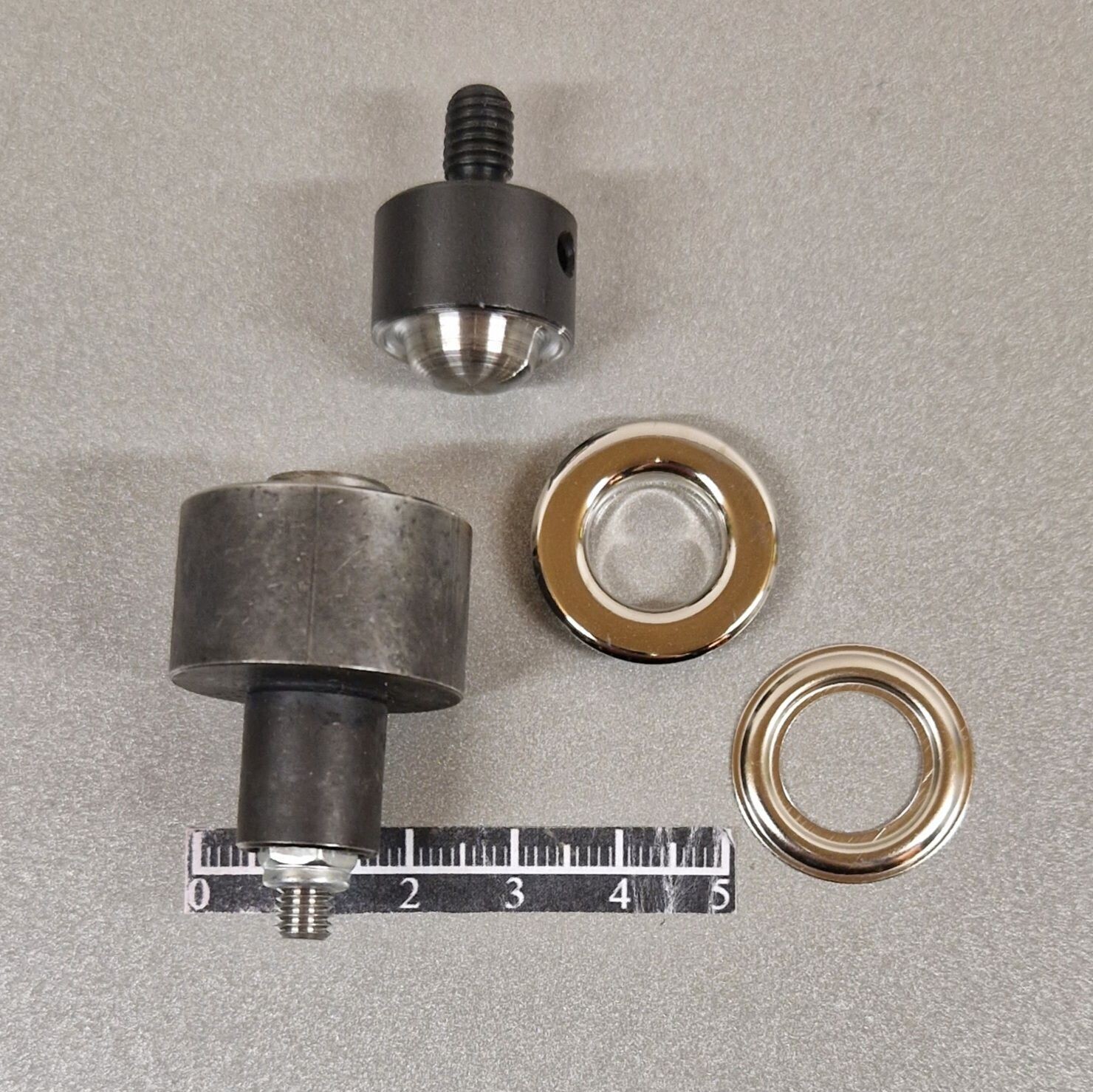 Kit de pose œillet plat Ø12mm simple