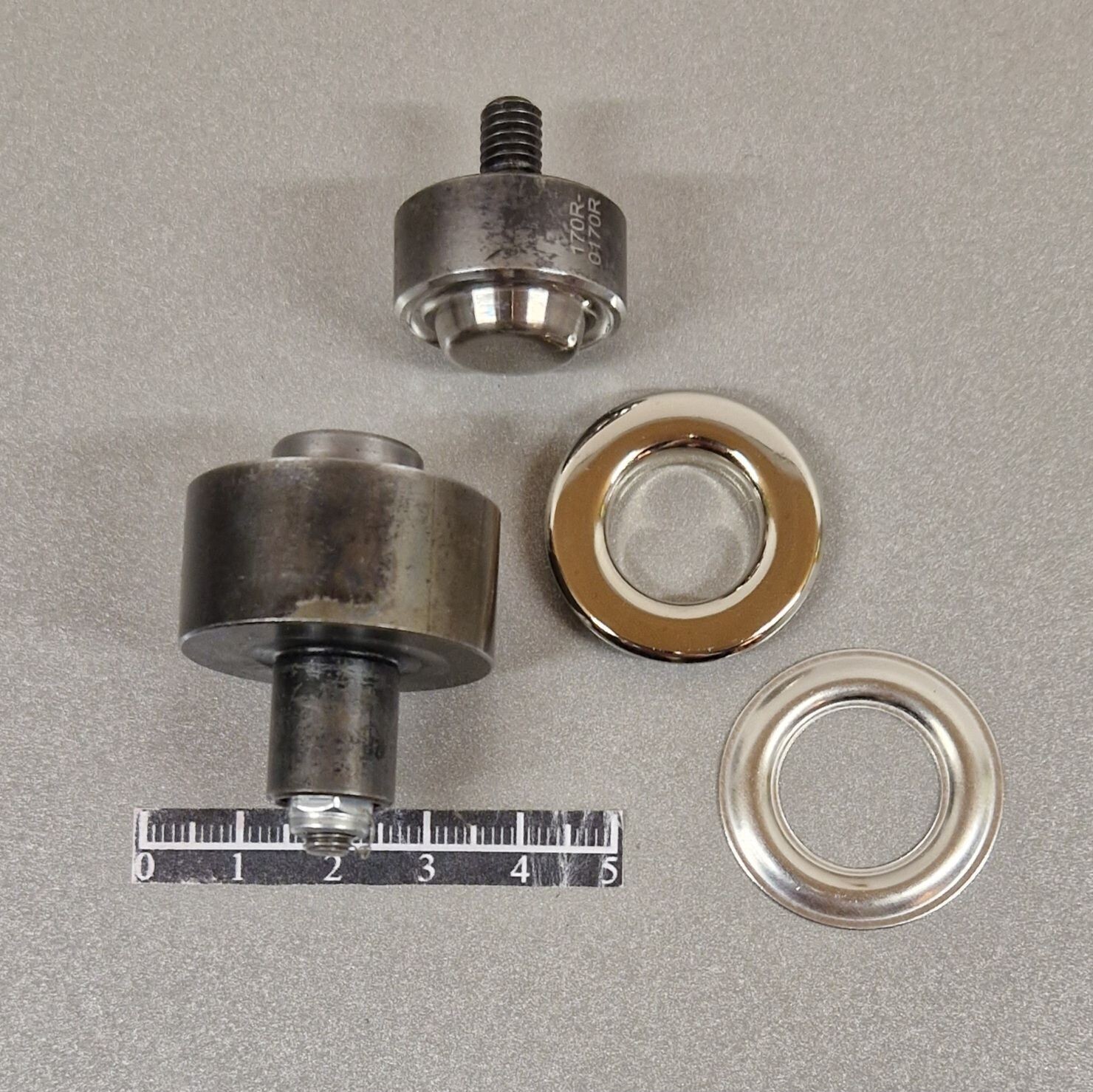 Kit de pose œillet plat Ø15,40mm simple