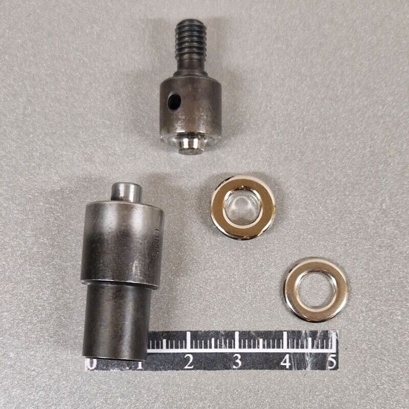 Kit de pose œillet plat Ø6,20mm double