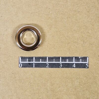 Ensemble œillet plat Ø9,50mm Laiton Nickel - x 20