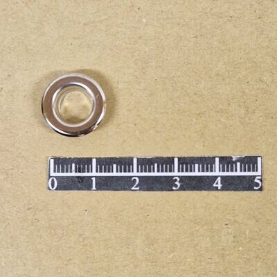 Ensemble œillet plat Ø8,10mm Laiton Nickel - x 20