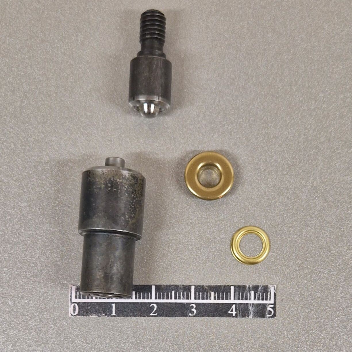 Kit de pose œillet plat Ø5mm simple