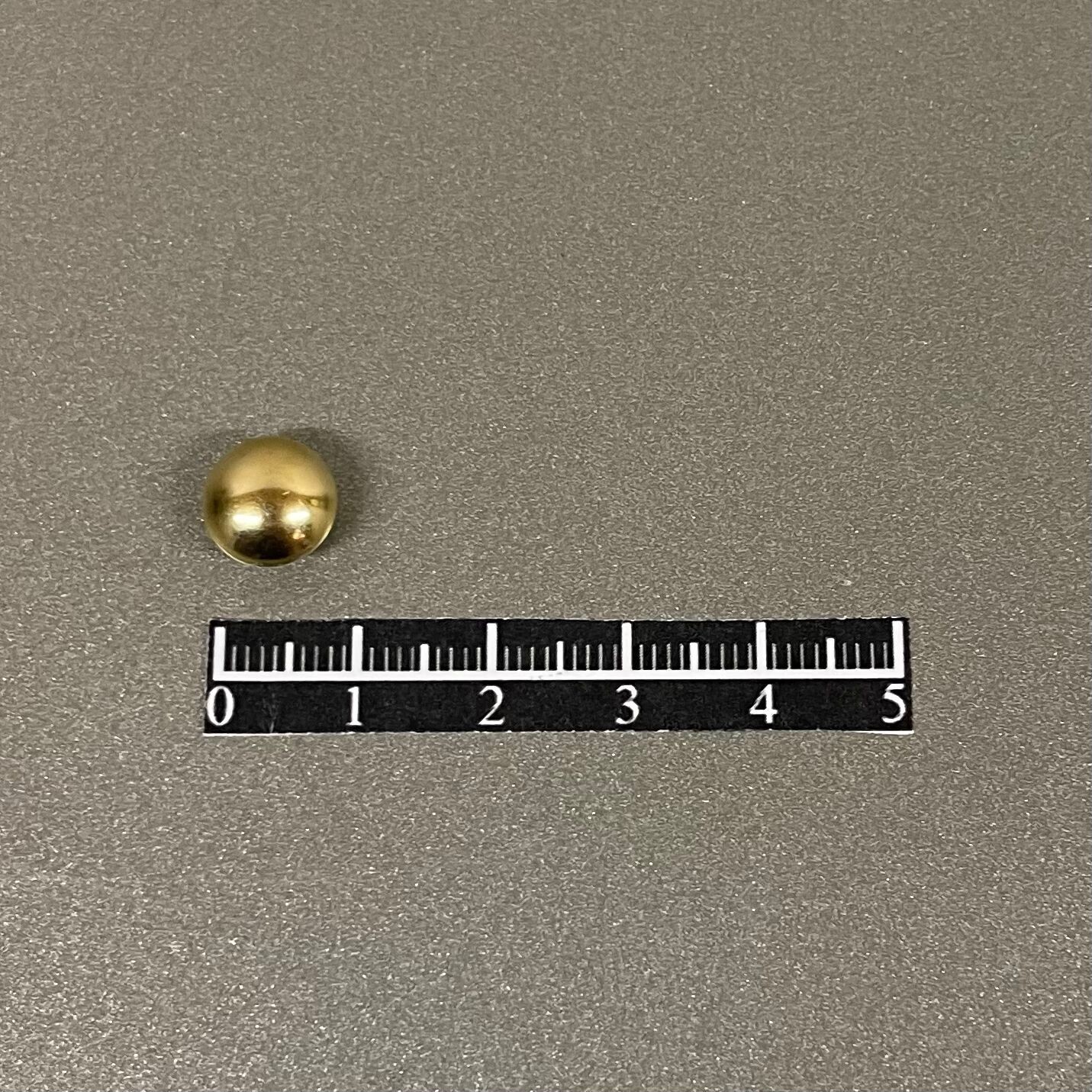 Ensemble rivet sphérique Ø9mm Acier Doré - x 50