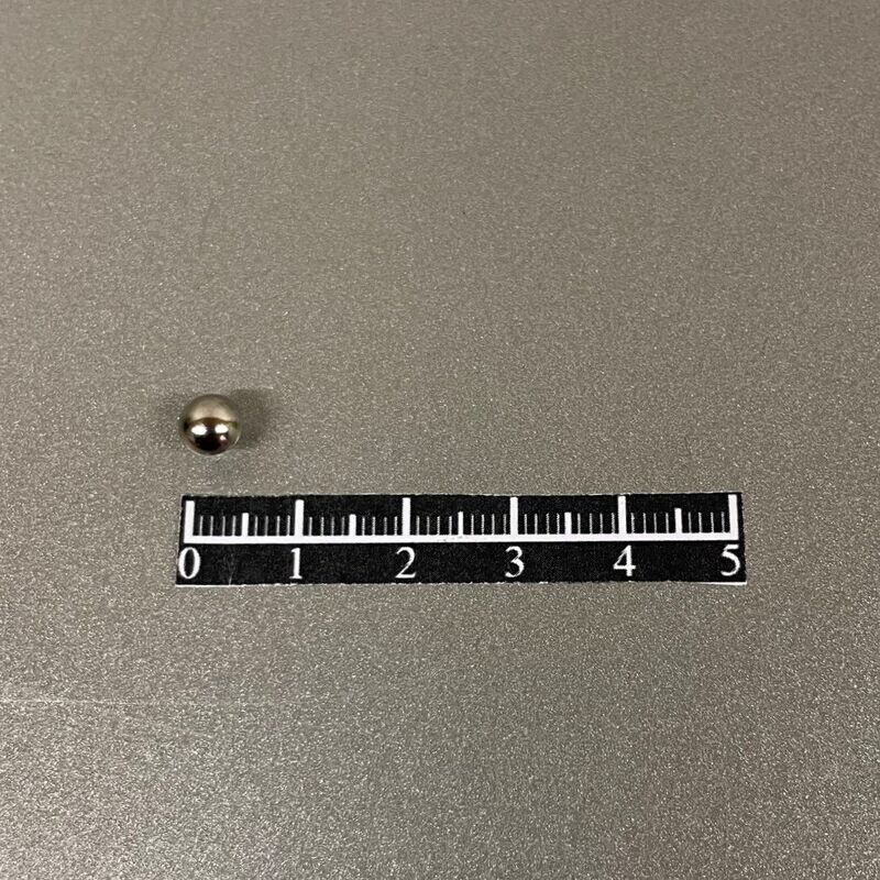 Ensemble rivet sphérique Ø5,5mm Laiton Nickel - x 50