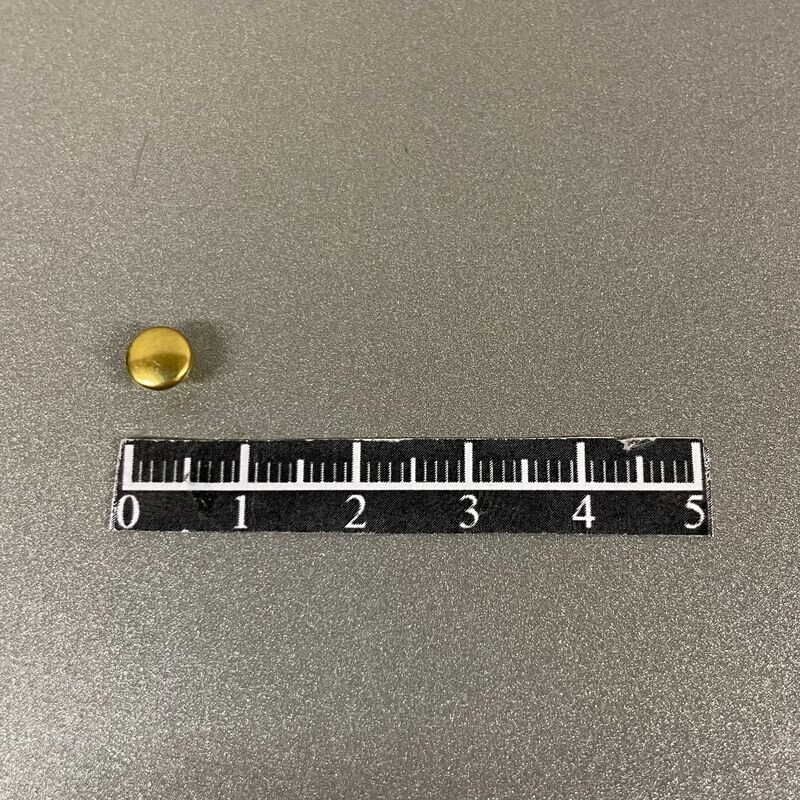 Ensemble rivet Ø5,5mm Laiton Jaune - x 50