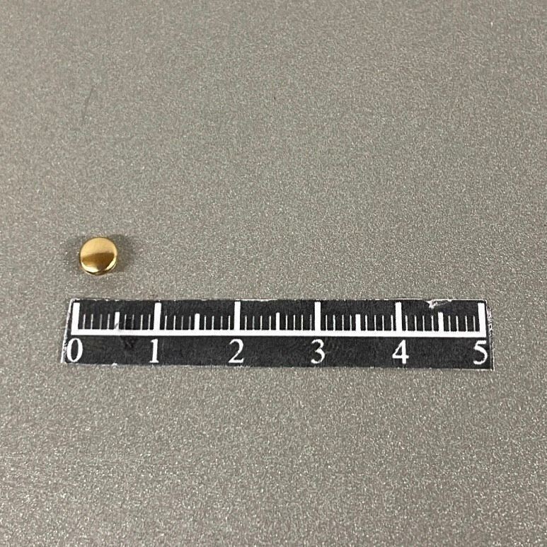Ensemble rivet Ø5mm Laiton Doré - x 50