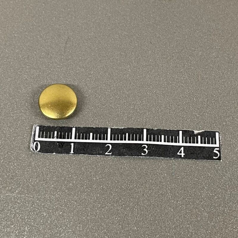 Ensemble pression Ø10,5mm Laiton Jaune - x 50