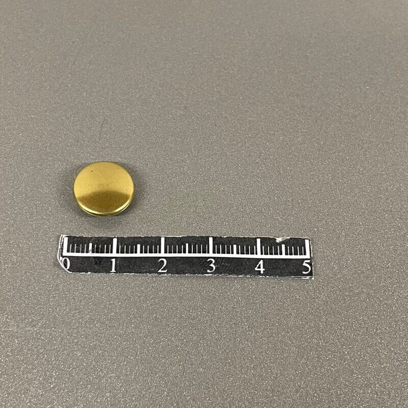 Ensemble pression Ø12,5mm Laiton Jaune - x 50