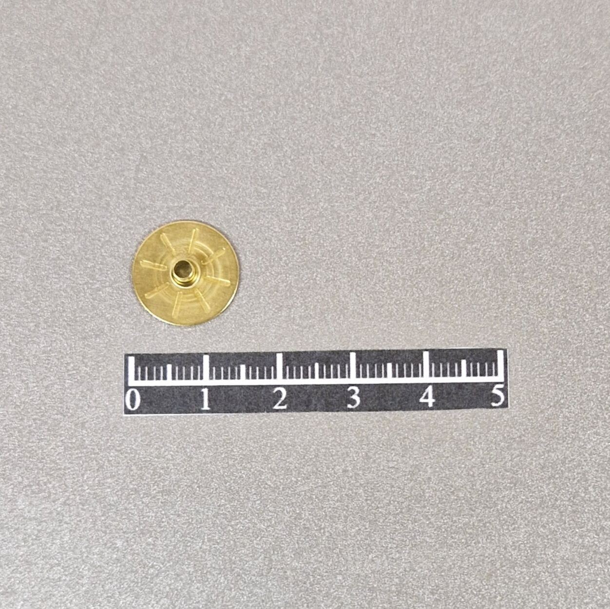 Ensemble pression invisible Ø14mm Laiton Jaune - x 50