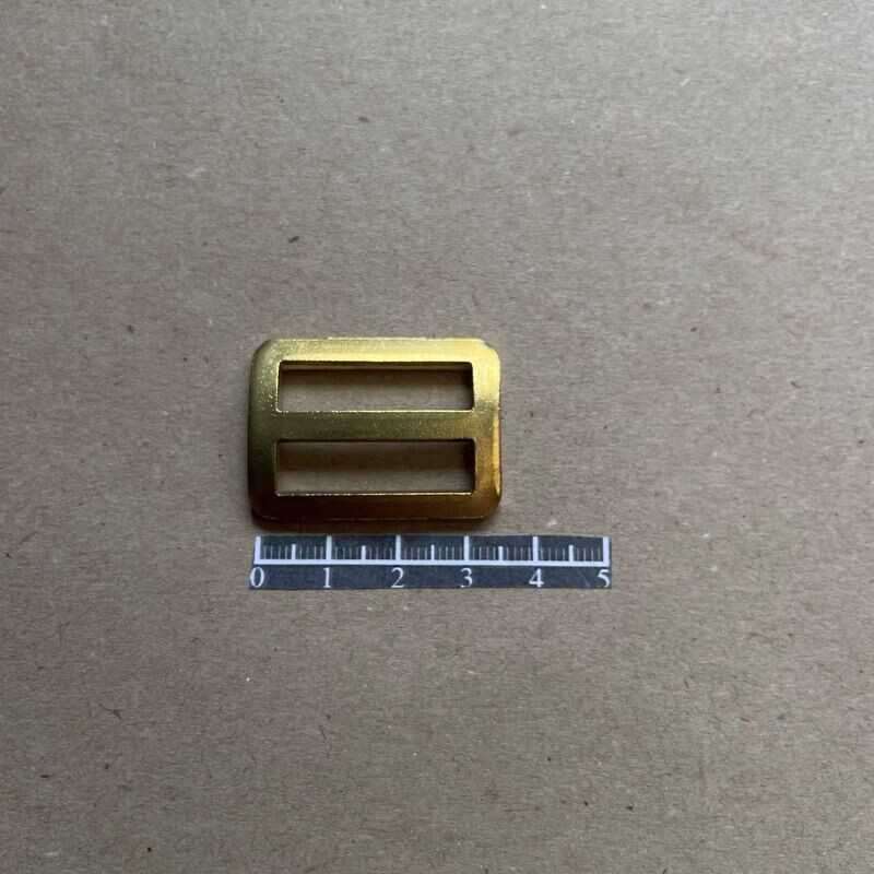 Passant double 27mm Laiton - x 10