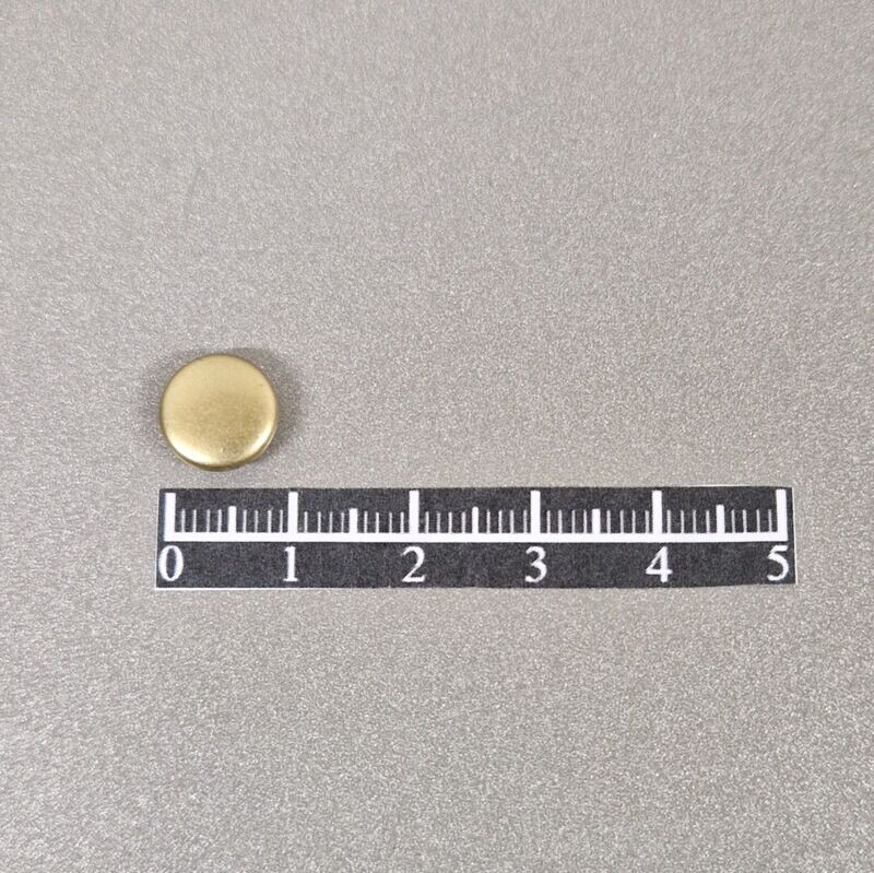 Rivet jean bombé Laiton - x 20