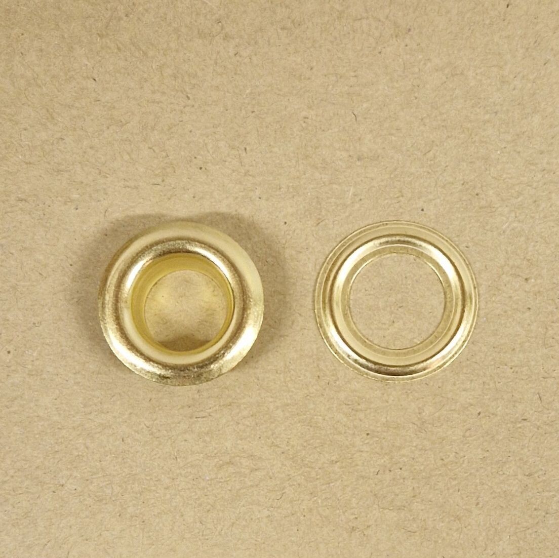 Œillet Ø12,1mm Laiton - x 50, Finition: Laiton Jaune