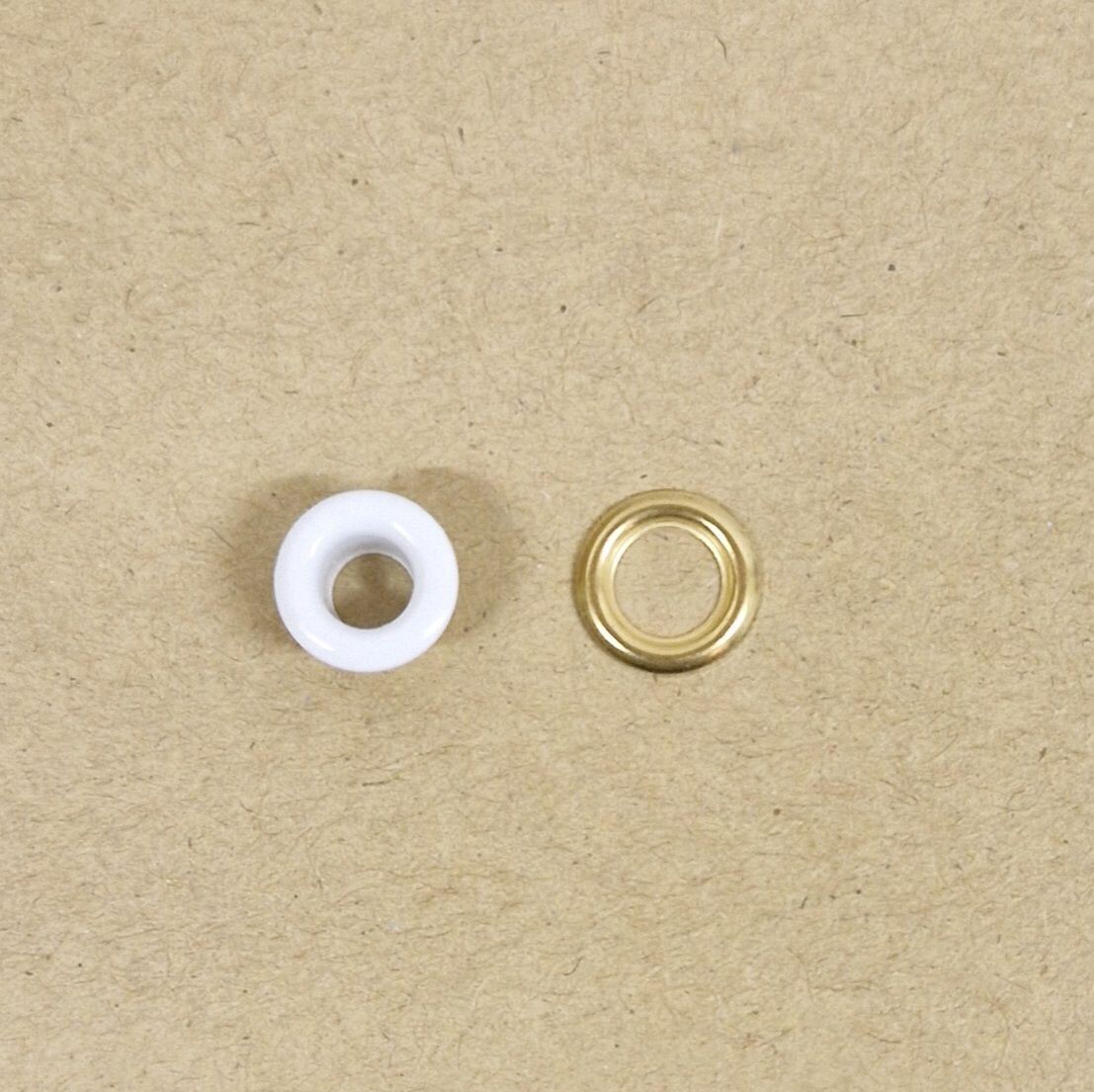 Œillet Ø5,5mm Verni Couleur - x 100, Couleur: Blanc