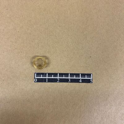 Ensemble pression griffe Ø10,8mm Laiton Jaune - x 50