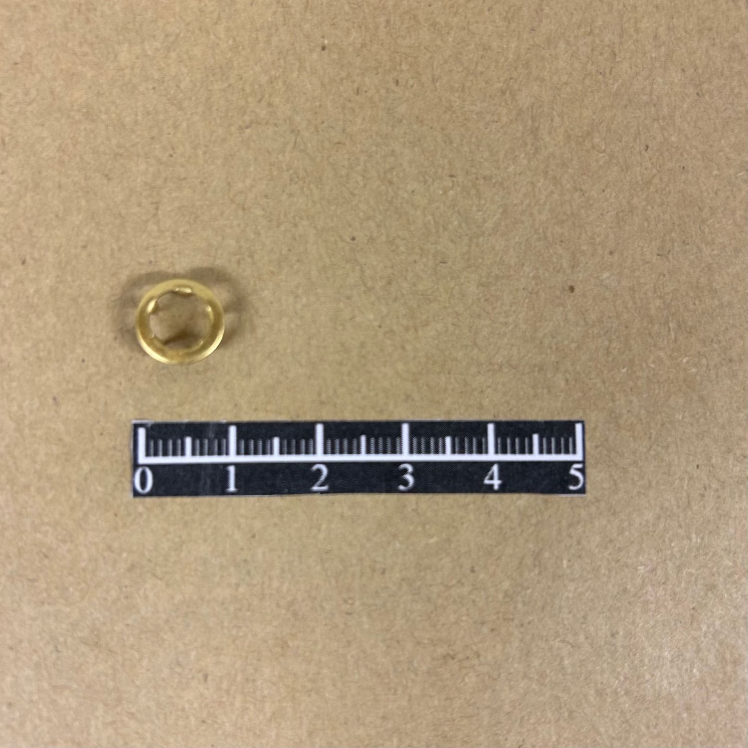 Ensemble pression griffe Ø9,3mm Laiton Jaune - x 50