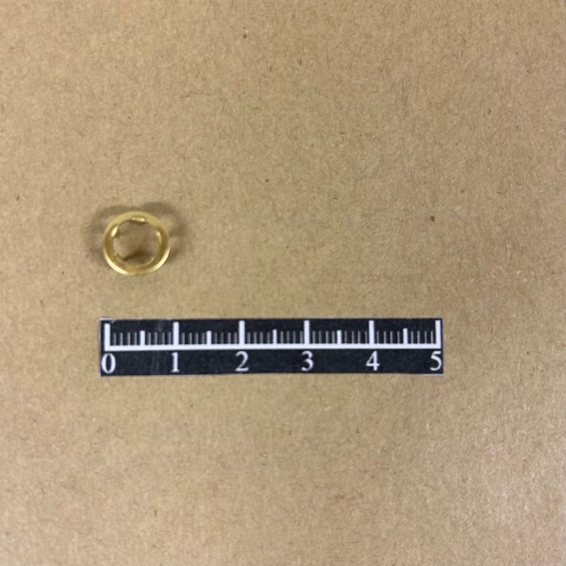 Ensemble pression griffe Ø9,3mm Laiton Jaune - x 50
