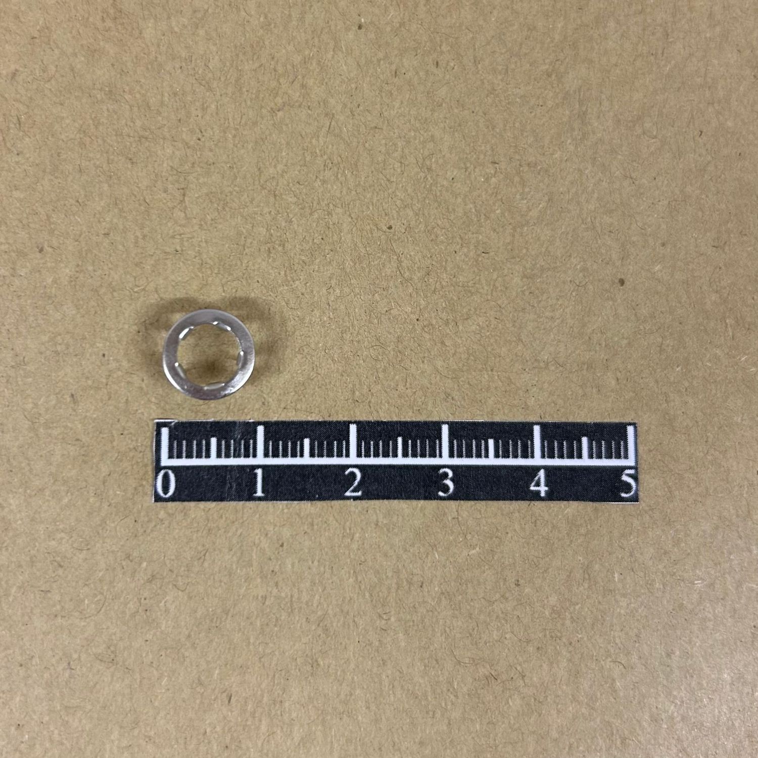 Ensemble pression griffe Ø9,3mm Laiton Nickel - x 50