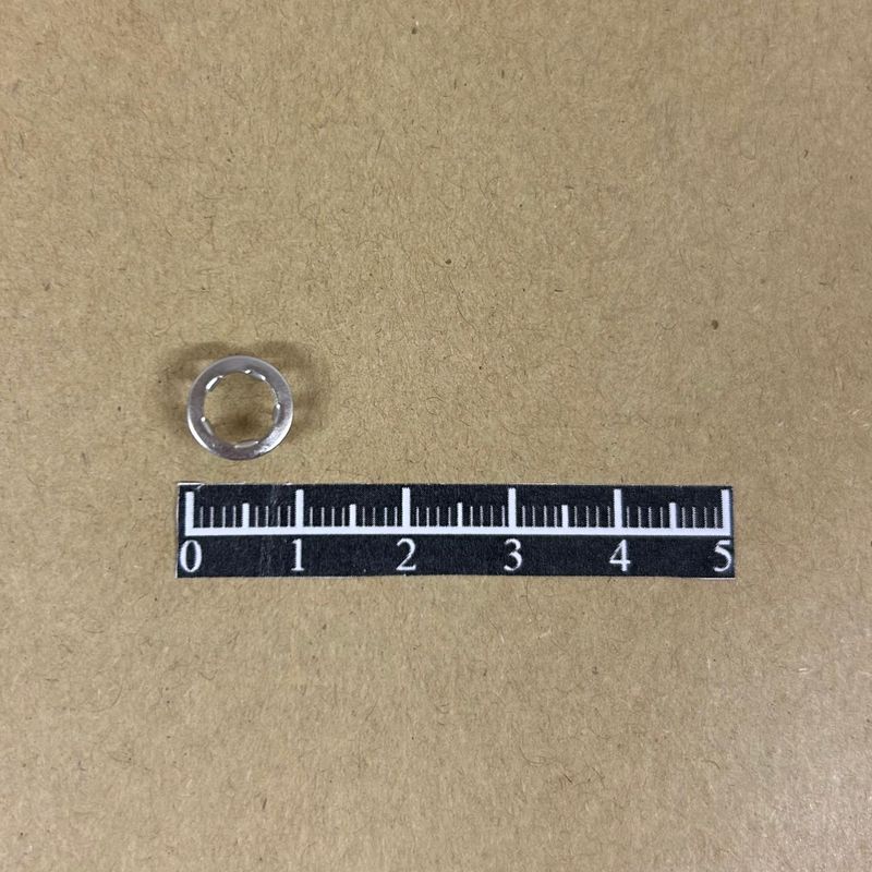 Ensemble pression griffe Ø9,3mm Laiton Nickel - x 50